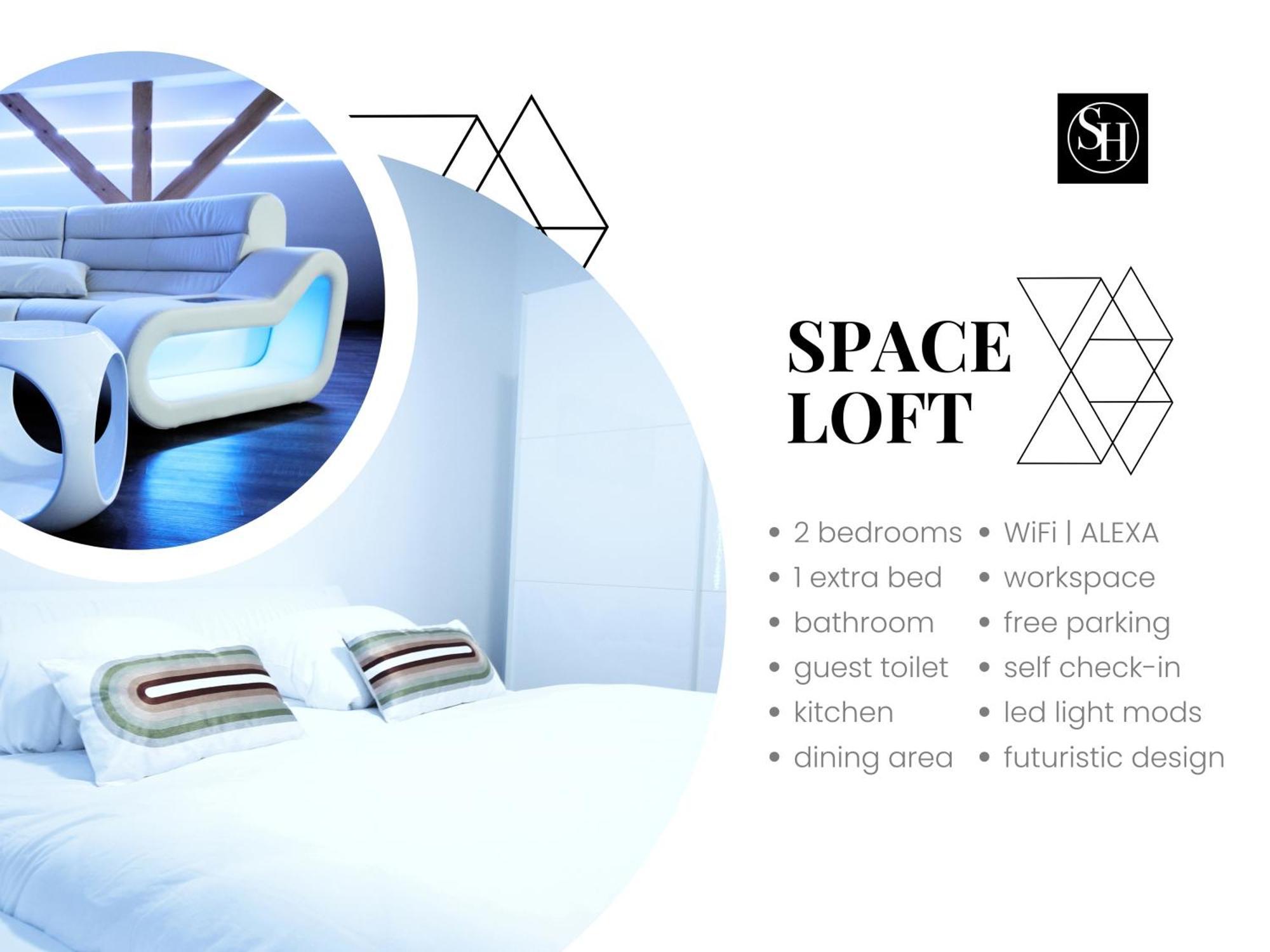 Secret Hideaways Space Loft Wohndesign Auf 2 Etagen L 450M Bis Uni Duisburg Exteriér fotografie